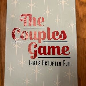 The Couples Game Party Card Game - Blue Box with Red Lettering